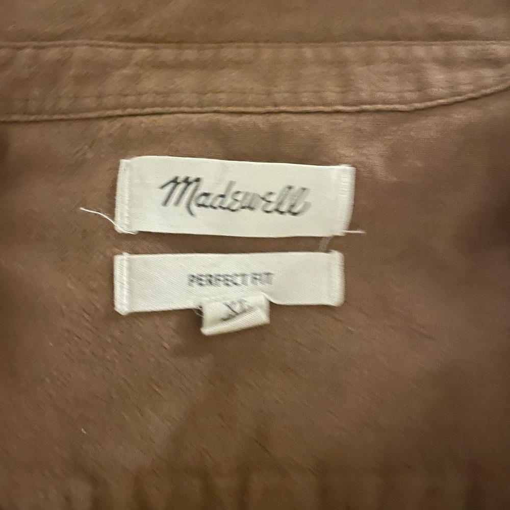 Means brown Madewell short sleeve XL